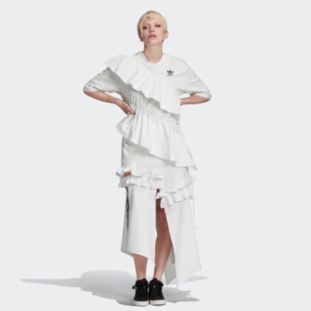 Adidas j koo ruffled tee shirt NWT - Picture 8 of 14